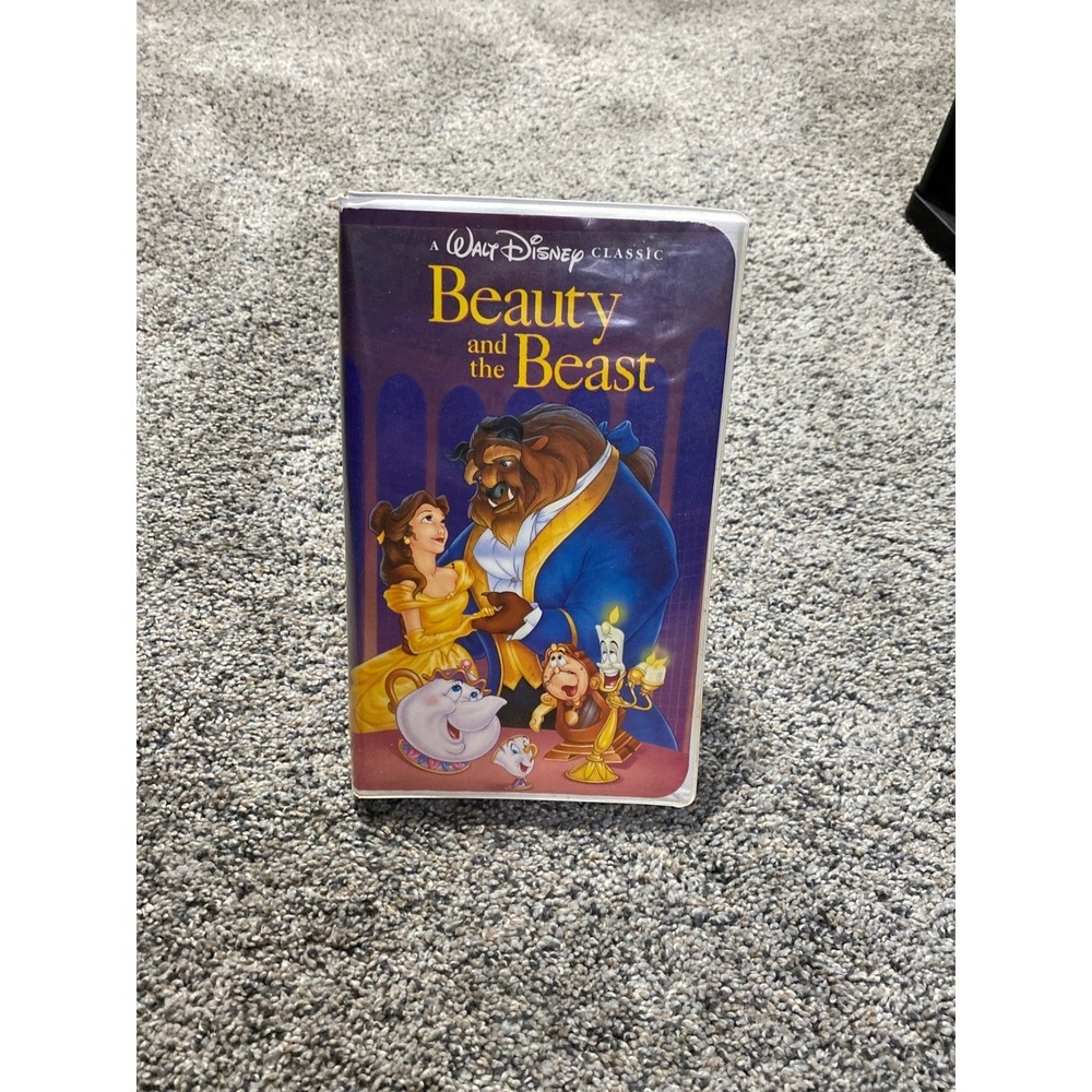 Walt Disney Classic Beauty and the Beast VHS Black Diamond Edition Vintage Tape